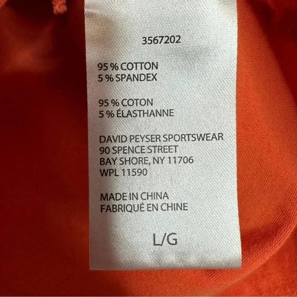 Weatherproof Vintage Shirt V-Neck Orange Size Large - Picture 7 of 16